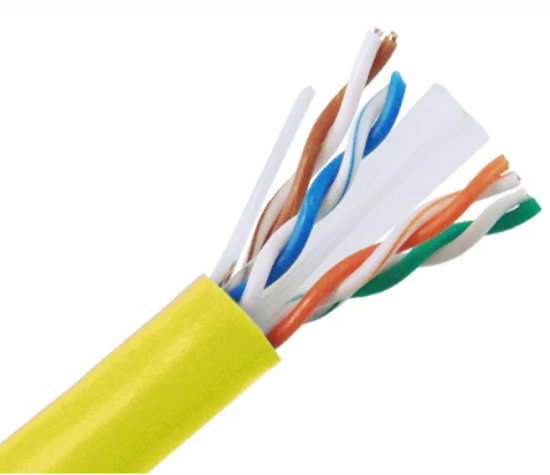 CAT6A masivni Ethernet kabel, oklopljeni S / FTP, 23AWG, puni bakar, unutarnji.
