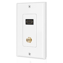 Zidna ploča HDMI i COAX